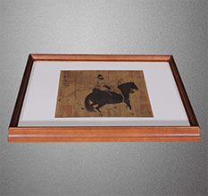 郫县书画装裱配框服务案例